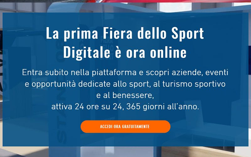 Al via dal 1° maggio 2026 la prima fiera digitale dello sport